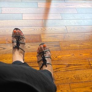 YSL Cassandra sandals